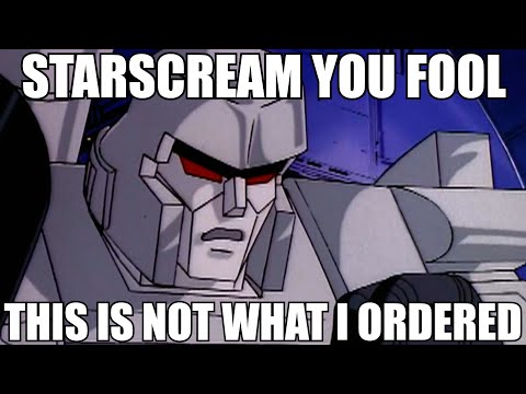 Starscream Gets Megatron's DoorDash Order Wrong