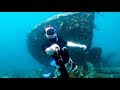 BEST DIVING &amp; SNORKELING SPOT IN BALI. Freediving Japanese Shipwreck in Indonesia.