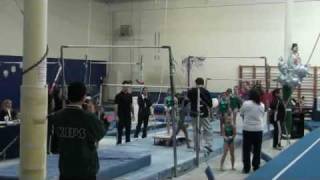 Kaitlin De Guzman Peels Off Bars At State Championships During Warm Up