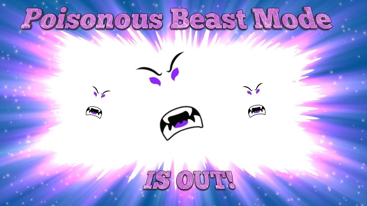 Poisonous Beast Mode On Sale For 24 Hours For Only 10 Robux - how to get poisonous beast mode roblox