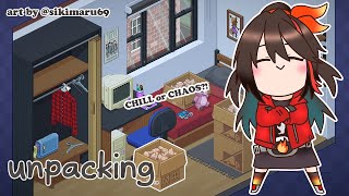 【Unpacking】Testing my tidying up skills!!【Etna Crimson | NIJISANJI】