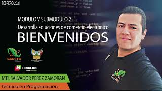 MODULO V SUBMODULO 2 Desarrolla soluciones de comercio electrónico