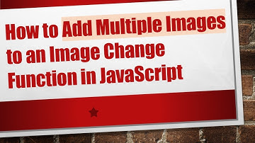 How to Add Multiple Images to an Image Change Function in JavaScript