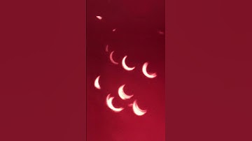 Beautiful Dancing Solar Eclipse Shadows