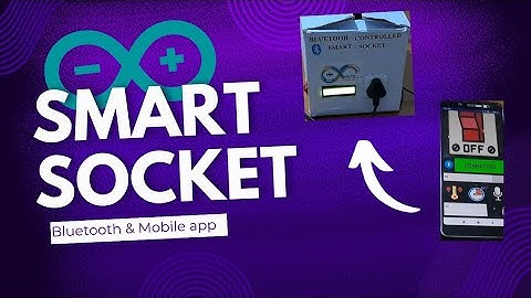 Smart Socket | Bluetooth HC05 | Mit app Inventor | Hobby Project