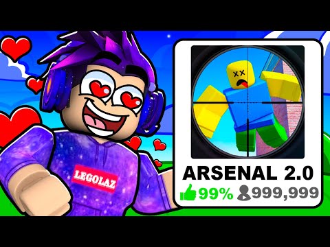 I TRIED THE BEST ARSENAL COPY ON ROBLOX! | Gunfight Arena