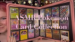 ASMR POKÉMON CARD COLLECTION // close whispers, binder sounds