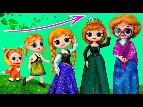 Elsa e Anna crescendo! 32 DIYs Frozen 