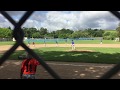 Tripple, Double, Close but Out AA Baseball April 28 2018