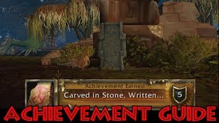 Wow Bfa - Carved In Stone Written In Blood - Achievement Guide