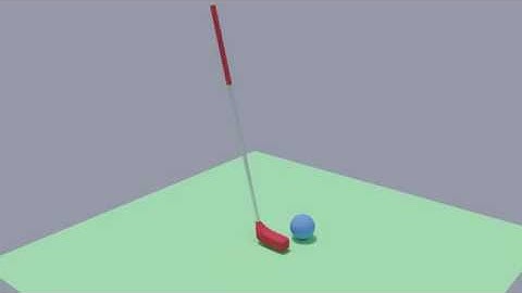 Putt-Putt Model - Golf Ball & Club