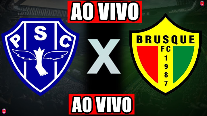 PAYSANDU X BRUSQUE AO VIVO COM IMAGEM | CAMPEONATO BRASILEIRO SÉRIE B - AO VIVO