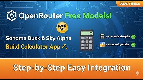 How to Use OpenRouter Free Models in Kilo Code | Build Calculator App + API Setup