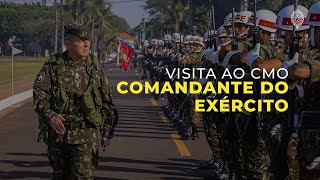 Comandante do Exército realiza visita oficial ao Comando Militar do Oeste