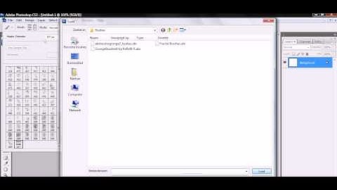 How to add brushes photoshop cs3