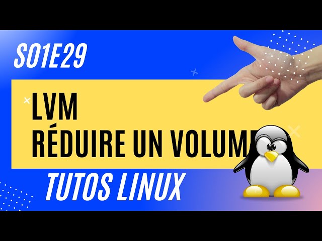 LVM : réduire un volume logique - #Linux 1.29