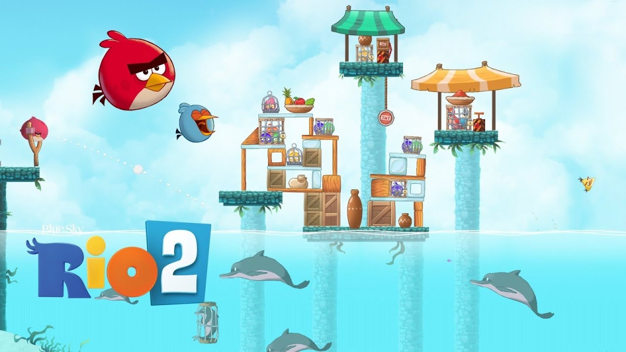Angry Birds Rio 2 Part 1 Kids Games Gameplay By Games For Kids Youtube