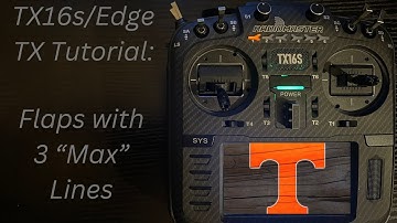 Radiomaster TX16s/Edge Tx: Flaps with 3 "Max" line method