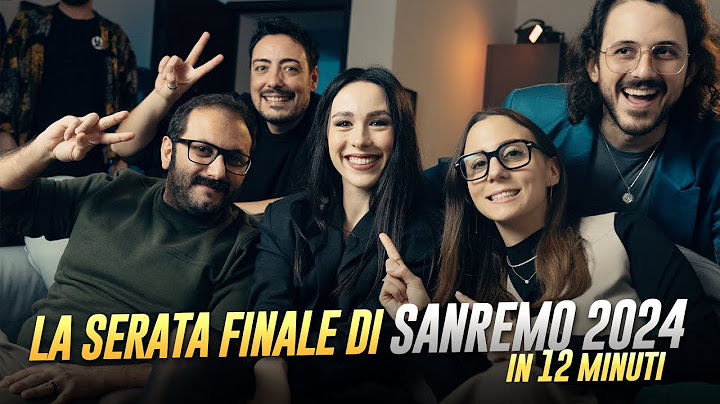 LA SERATA FINALE DI SANREMO 2024 con Aurora Ramazzotti, Herbert Ballerina, Fred de Palma, Maninni