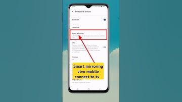 Smart mirroring vivo | smart mirroring vivo connect to tv | how to connect vivo mobile to tv #shorts