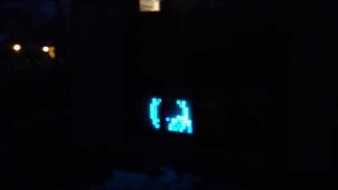 Raspberry Pi LED display project FX test