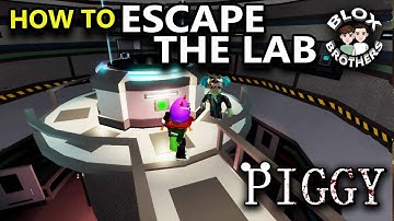 ESCAPE  LAB MAP | PIGGY- TIGRY ENDING | BOOK 2 CHAPTER 12 | Roblox
