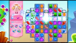 Candy Crush Saga Level 718 - 1 Stars, 20 Moves Completed