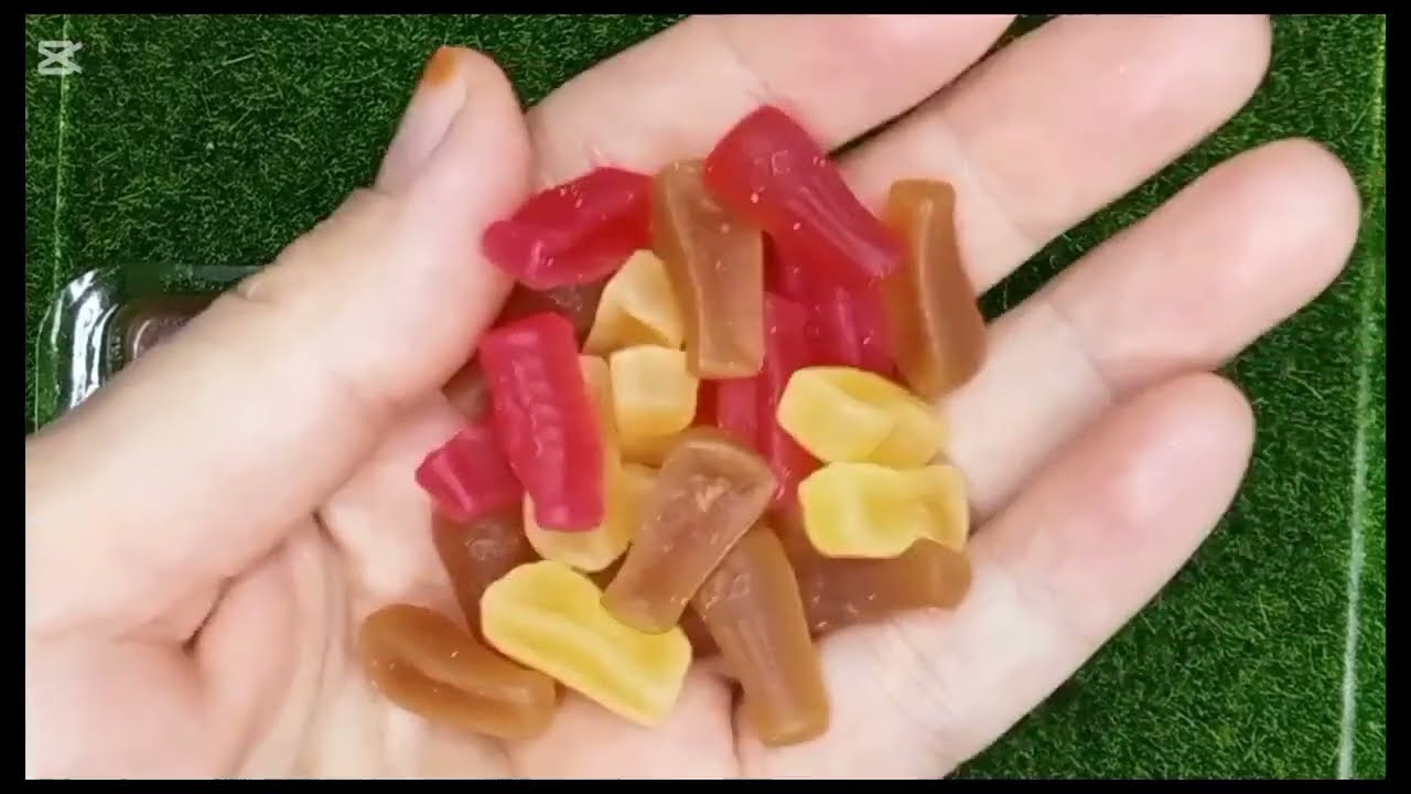 Pretty honey jelly Asmr | candy gummy jelly sweet Asmr mukbang 