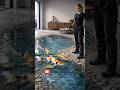 THIS FLOOR IS INSANE Ocean Epoxy Stone Floor with Suspended Bed #constructionepoxyfloor