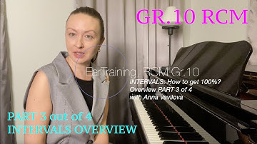 Gr.10 RCM Ear Training, Intervals Overview (Part 3 of 4)