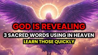 🔴 ONLY 30 MINUTES LEFT — ARCHANGEL MICHAEL IS SHOUTING: GOD REVEALED 3 SACRED WORDS TO ME — OPEN NOW