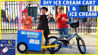 DIY Ice Cream Cart & Easy DIY Homemade Ice Cream