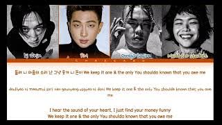 BALMING TIGER FT BTS RM SEXY NUKIM LYRICS- Only RM Part 🔥