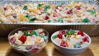 💥 Ensalada de Gelatina Tricolor con Fruta, Con Un Toque Navideño | La Cocina de Angy