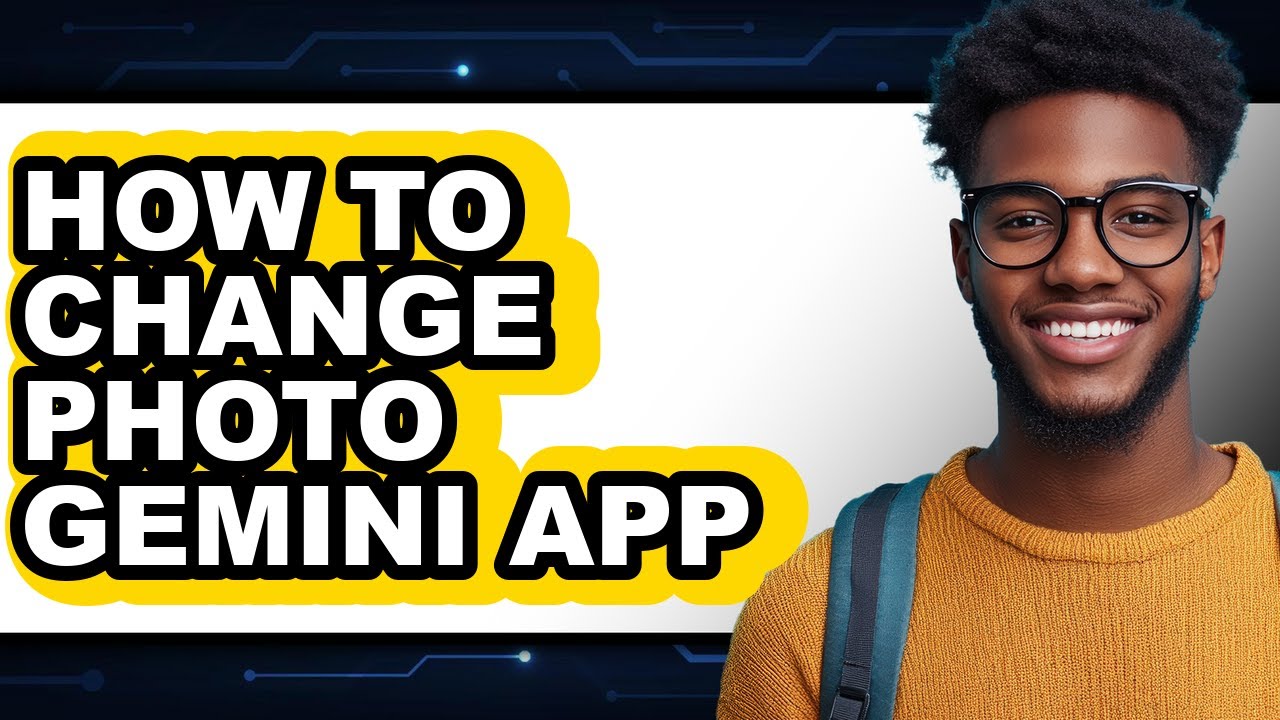 How to Change Photo Gemini App (only Way) - YouTube