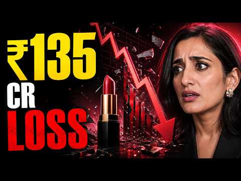 Sugar Cosmetics Case Study: From Shark Tank Success to ₹135 Crore Loss | Is Sugar Cosmetics Failing?