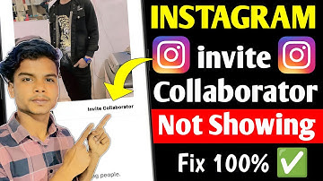Invite Collaborator Option Not Showing Problem In Instagram |  Invite Collaborator Not Showing