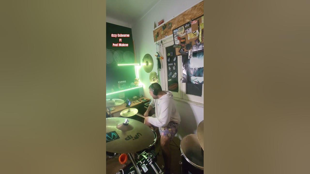 Ozzy Osbourne ft Post Malone-It's A Raid(Rui Bronze,Drum Cover)#drumcover #ozzyosbourne #postmalone