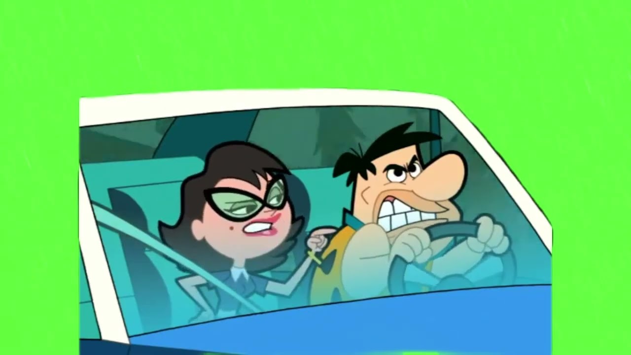 Billy & Mandy Angry Car Argument → Crash Green Screen