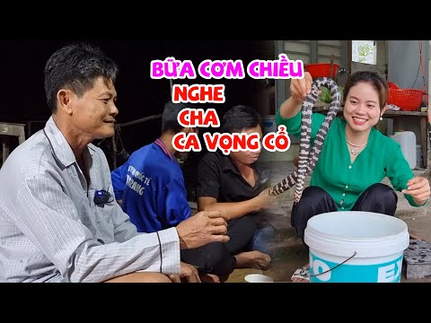 Video Rắn trun xào lá cách, Rắn trun nướng món ăn đồng quê... - youtube