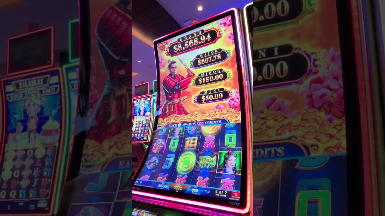 welcome s666 Samurai 888 - $8.88/spin - Coin Boost Feature @ Rivers Portsmouth Casino casino gambling slots