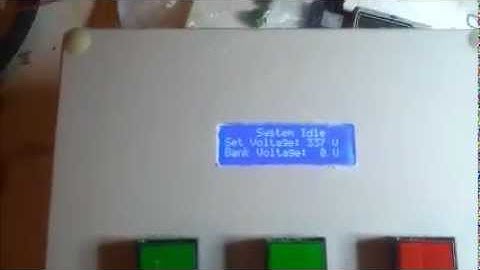 Capacitor bank all boxed up!