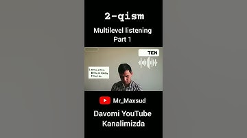 multilevel listening test part 1 #mrmaxsud cefr listening ielts listening mock exam 1-part