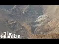 Moment mine collapses in China