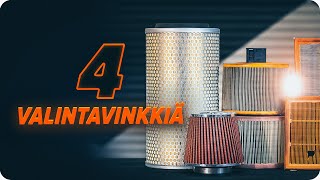 Ilmansuodattimet vaihtovinkit