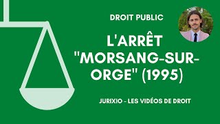L'arrêt Morsang-sur-Orge de 1995 (portée, fiche d'arrêt) - Le 