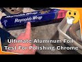 Aluminum Foil Rust Removal Test With Coke, Water, Vinegar or Bar Keepers Friend: Part 196