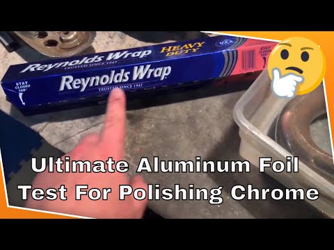 Aluminum Foil Chrome Polishing With Coke, Water, Vinegar & More ULTIMATE TEST