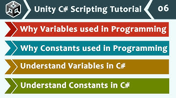Variables and Constants Explained - Unity C# Scripting Tutorial 06 🚀