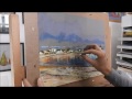 Dmonstration dun paysage au pastel par nathalie jaguin artiste peintre pastelliste